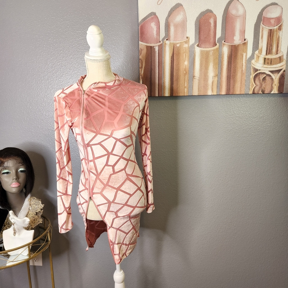 Xs, Rose gold mini dress